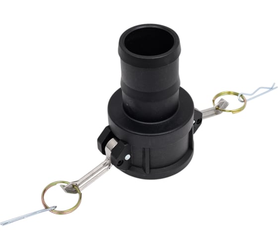 Камлок TITAN LOCK 2in типа С, розетка с хвостовиком (полипроп.) TL200CPP