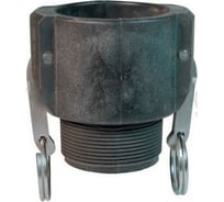 Камлок TITAN LOCK 1,25in типа B розетка, наружная. резьба BSP (полипроп.) TL125BPP