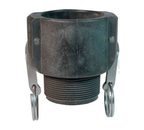 Камлок TITAN LOCK 1,25in типа B розетка, наружная. резьба BSP (полипроп.) TL125BPP 1