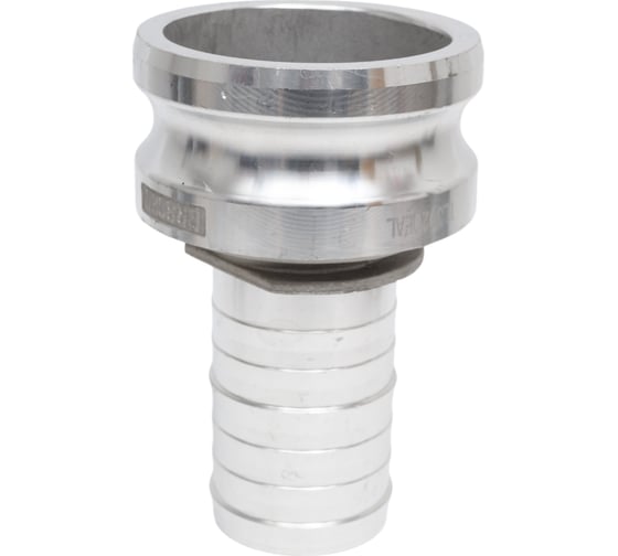 Камлок TITAN LOCK 3in типа E, ниппель с хвостовиком под рукав 2in, алюминий, TL3020EAL