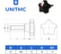Ручка лепестковая UnitMC 25хМ6х15 (Бакелит) HL.12072256+15 5