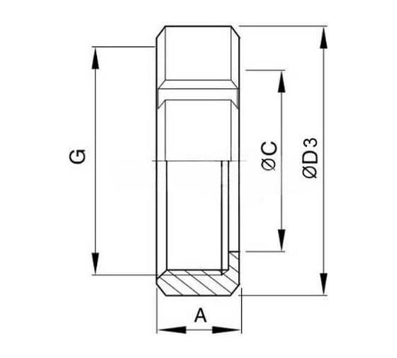 Молочная гайка TITAN LOCK 2,5in, по стандарту DIN 11851 DN65 нерж. 304 TL65NUTS
