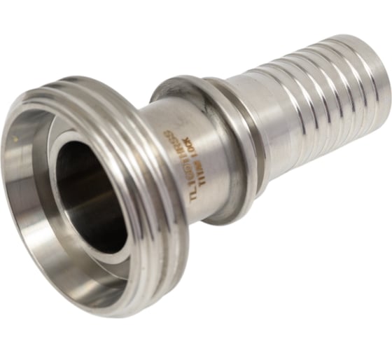 Штуцер TITAN LOCK 1in, резьбой под рукав DIN 11851 DN25 нерж. 316L TL25THRSS