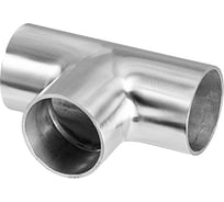 Тройник TITAN LOCK приварной DN 65, нерж. сталь 316, TLTE65SS