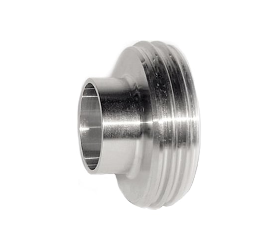 Штуцер TITAN LOCK 1in, резьбовой под приварку SMS 1", нерж. сталь 316, TL1THRWSS-S 1