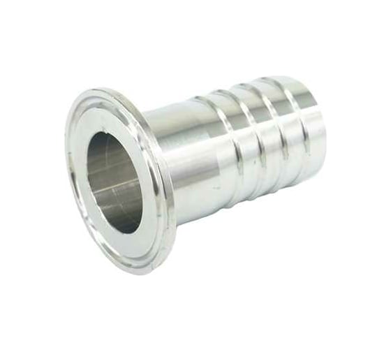 Штуцер CLAMP TITAN LOCK 1" под рукав DN25 нержавеющая сталь 316L TL25CLH 1
