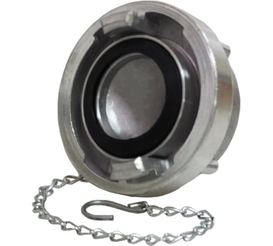 Cоединение типа Storz TITAN LOCK заглушка с крепежной цепью, KA=66, алюминий TLSTORZ66 1