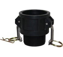 Камлок TITAN LOCK 3" типа B розетка, наружная резьба BSP (полипроп.) TL300BPP