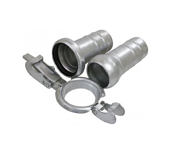 Соединение TITAN LOCK 4in Bauer (Agri-Lock) в сборе, алюминий TL400AGRI