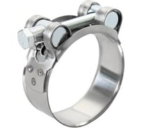 Усиленный хомут TITAN LOCK (44-51 мм), нержавеющая сталь (лента+болт) AISI 304, TL44-51RCSS