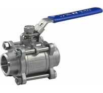 Трехсоставной шаровый кран TITAN LOCK 4in из нержавеющей стали (AISI 304) типа сварка-сварка TL400TPBVSS-WD