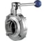 Дисковый нержавеющий затвор TITAN LOCK (AISI304) DN50, типа сварка-сварка TLSD050WDS 1