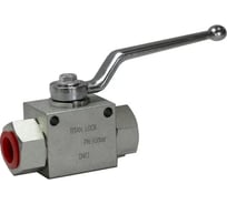Гидравлический шаровой кран TITAN LOCK 3/4", типа ВР-ВР, с креп. отв., сталь TLHYDV3/4F