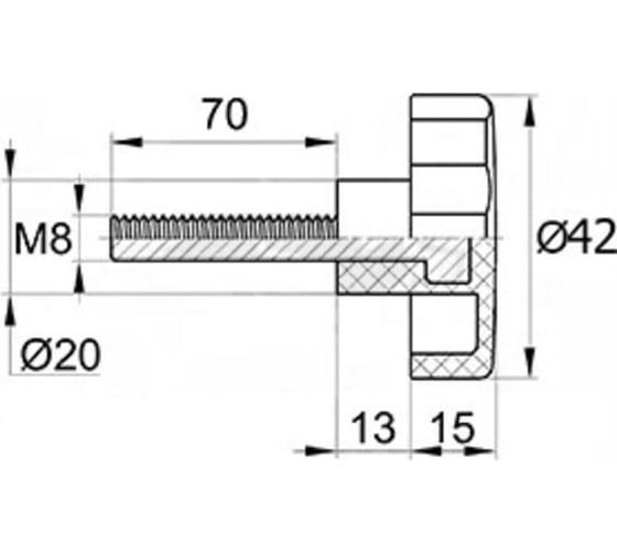Фиксатор IVK group Ф42М8-70ЧН