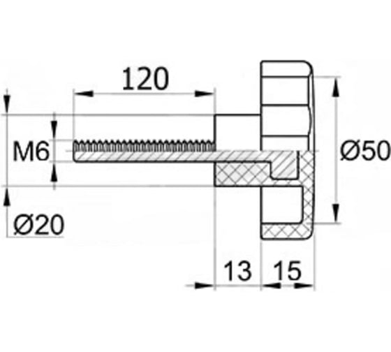 Фиксатор IVK group Ф50М6-120ЧН