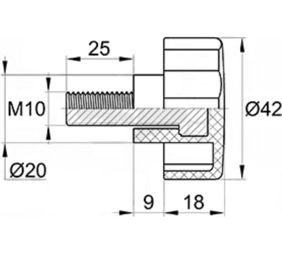 Фиксатор IVK group Ф42М10-25ЧН