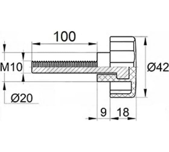 Фиксатор IVK group Ф42М10-100ЧН