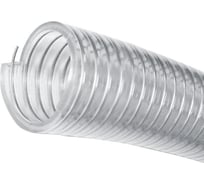 Прозрачный пищевой ПВХ рукав, армированный стальной спиралью TITAN LOCK LADOGA внутренний диаметр 102 мм, 10 метров TL100LG_10