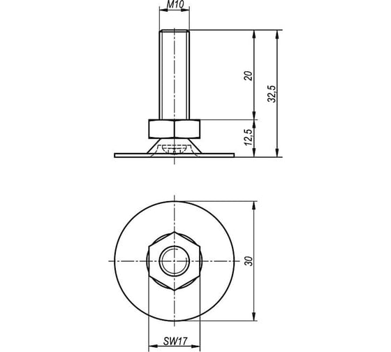 Опора KIPP K0678.03010x020