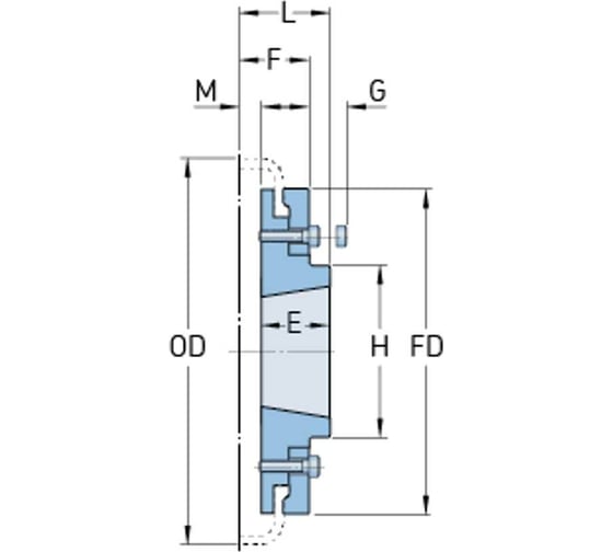 Полумуфта SKF F40FTBFLG S