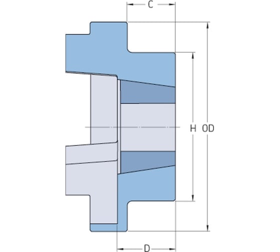 Полумуфта SKF FRC280FTB S