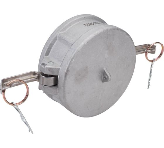 Алюминиевый камлок TITAN LOCK типа DC серия EcoLine, заглушка для ниппеля 4" TL400DCAL-EL