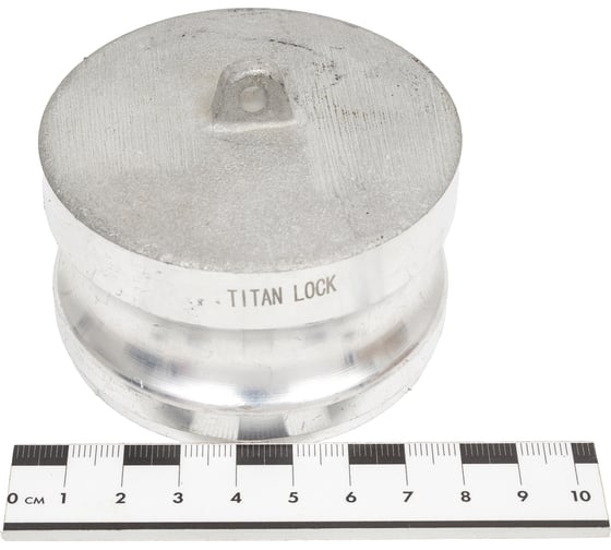Алюминиевый камлок TITAN LOCK типа DР серия EcoLine, заглушка для розетки 2 1/2" TL250DPAL-EL