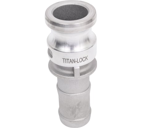 Алюминиевый камлок TITAN LOCK типа E серия EcoLine, ниппель с хвостовиком 1" TL100EAL-EL