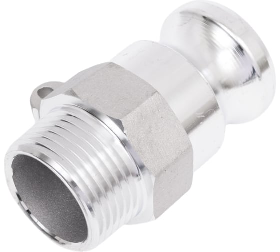 Алюминиевый камлок TITAN LOCK типа F серия EcoLine, ниппель наруж. резьба BSP 1" TL100FAL-EL