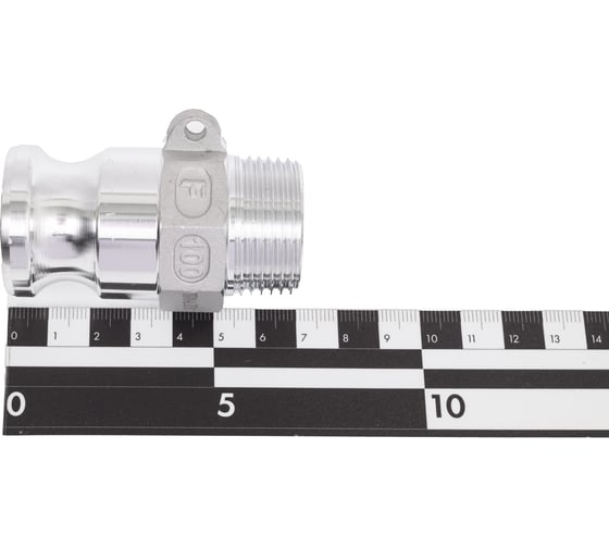 Алюминиевый камлок TITAN LOCK типа F серия EcoLine, ниппель наруж. резьба BSP 1" TL100FAL-EL