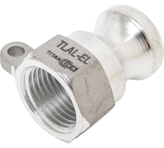Алюминиевый камлок TITAN LOCK типа А серия EcoLine, ниппель внутр. резьба BSP 1/2" TL50AAL-EL