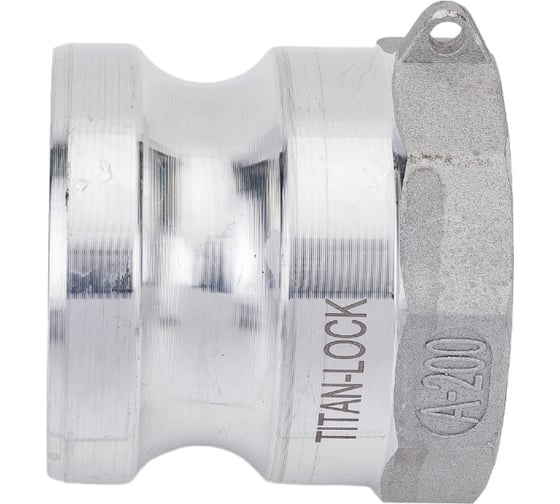 Алюминиевый камлок TITAN LOCK типа А серия EcoLine, ниппель внутр. резьба BSP 2" TL200AAL-EL