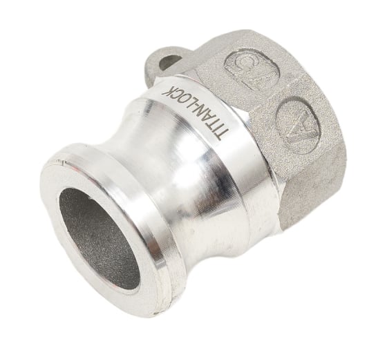 Алюминиевый камлок TITAN LOCK типа А серия EcoLine, ниппель внутр. резьба BSP 3/4" TL75AAL-EL
