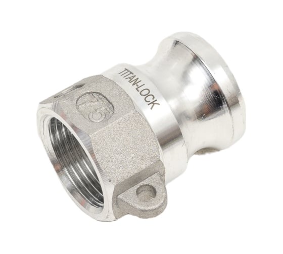 Алюминиевый камлок TITAN LOCK типа А серия EcoLine, ниппель внутр. резьба BSP 3/4" TL75AAL-EL
