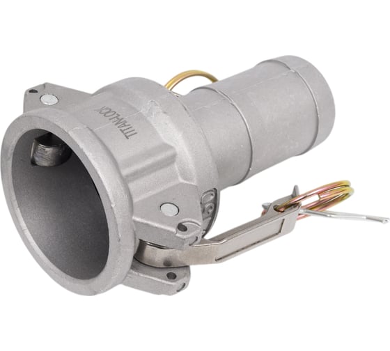 Алюминиевый камлок TITAN LOCK типа С серия EcoLine, розетка с хвостовиком 1 1/2" TL150CAL-EL