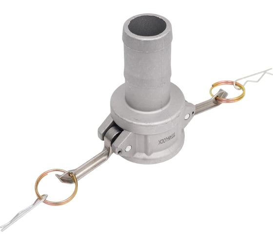 Алюминиевый камлок TITAN LOCK типа С серия EcoLine, розетка с хвостовиком 1 1/2" TL150CAL-EL