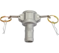 Алюминиевый камлок TITAN LOCK типа С серия EcoLine, розетка с хвостовиком 1" TL100CAL-EL