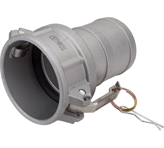 Алюминиевый камлок TITAN LOCK типа С серия EcoLine, розетка с хвостовиком 3" TL300CAL-EL