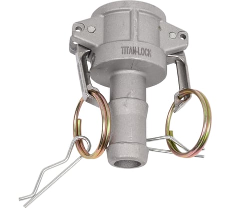 Алюминиевый камлок TITAN LOCK типа С серия EcoLine, розетка с хвостовиком 3/4" TL75CAL-EL