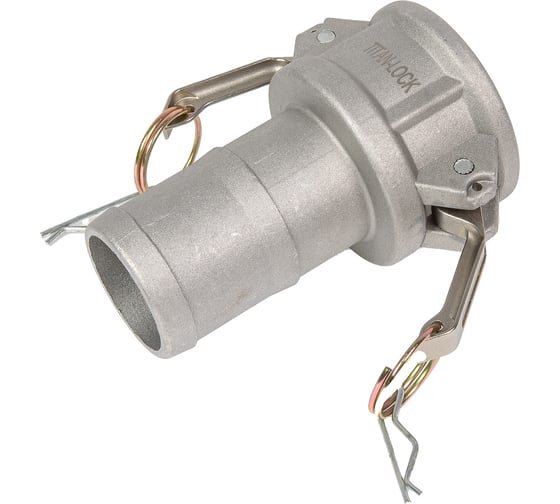 Алюминиевый камлок TITAN LOCK типа С серия EcoLine, розетка с хвостовиком 2" TL200CAL-EL