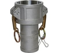 Алюминиевый камлок TITAN LOCK типа С серия EcoLine, розетка с хвостовиком 8" TL800CAL-EL