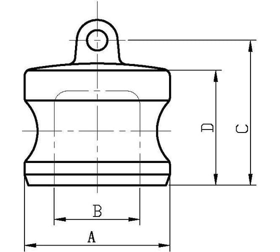 Алюминиевый камлок ГРОССИС тип DP 4" Гроссис 7010132
