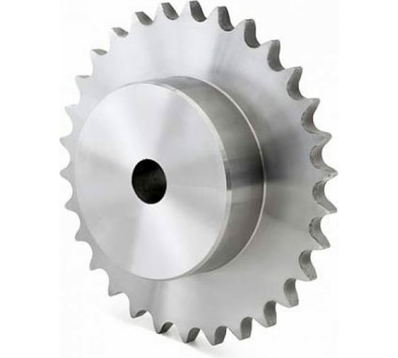 Звездочка под расточку со ступицей ISKRA  для цепи 06B-1, z=12, 3/8"x7/32" PS05012 1