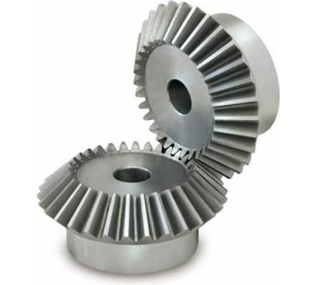 Коническая зубчатая пара ISKRA передаточное число 1:1, M=2, Z1=20, Z2=20 C28A201