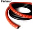 Спиральная пластиковая защита SG PARLMU -20-F13, полипропилен, размер 20, плоская поверхность, цвет красный, длина 1 м PR0300200 4