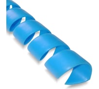 Спиральная пластиковая защита SG PARLMU -17-F14, полипропилен, размер 17, плоская поверхность, цвет голубой, длина 1 м PR0400100 25132047