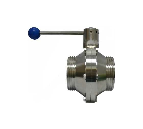 Кран шаровой TITAN LOCK нержавеющая (AISI304) DN50, типа резьба-резьба, DIN TLHBV050THS 1