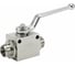 Гидравлический шаровой кран TITAN LOCK DN 8 (5/16") типа НР-НР M16x1.5, с креп. отв., сталь TLHYDV5/16M 1