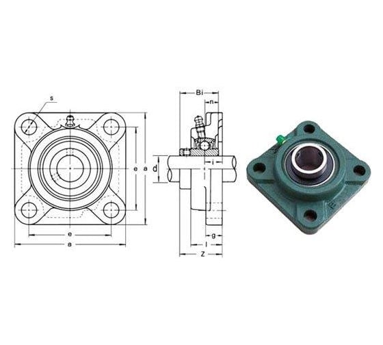 Подшипниковый узел FKD UCF207 UCF207FKD