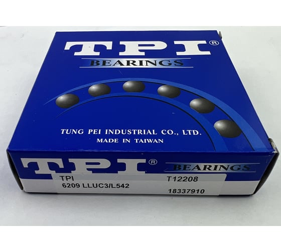 Подшипник TPI 6209LLUC3/L542 TPI-6209-LLU-C3